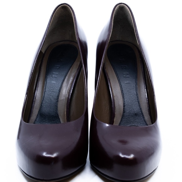 Marni Oxblood Block Heel - Picture 3 of 8